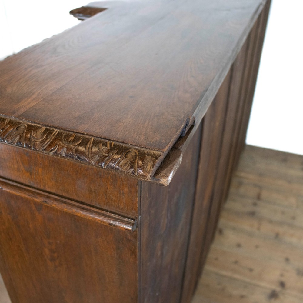 Large Victorian Carved Oak Bookcase  View VIII