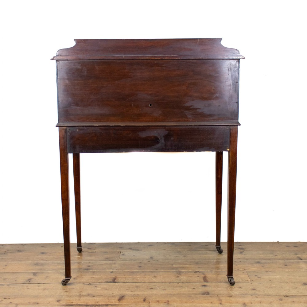 Edwardian Mahogany Cylinder Desk  View V