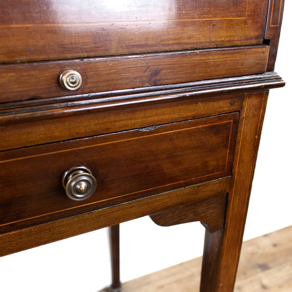 Edwardian Mahogany Cylinder Desk  View X