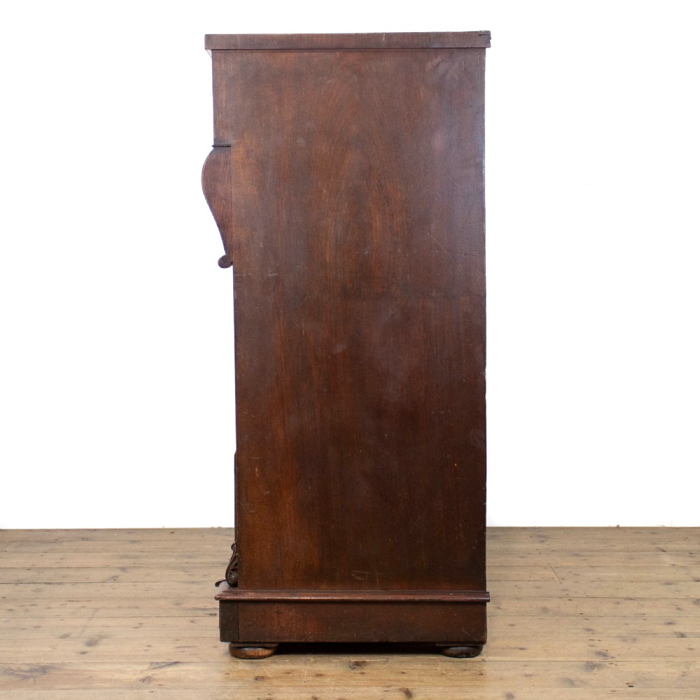 Unusual Victorian Mahogany Chest of Drawers View VII