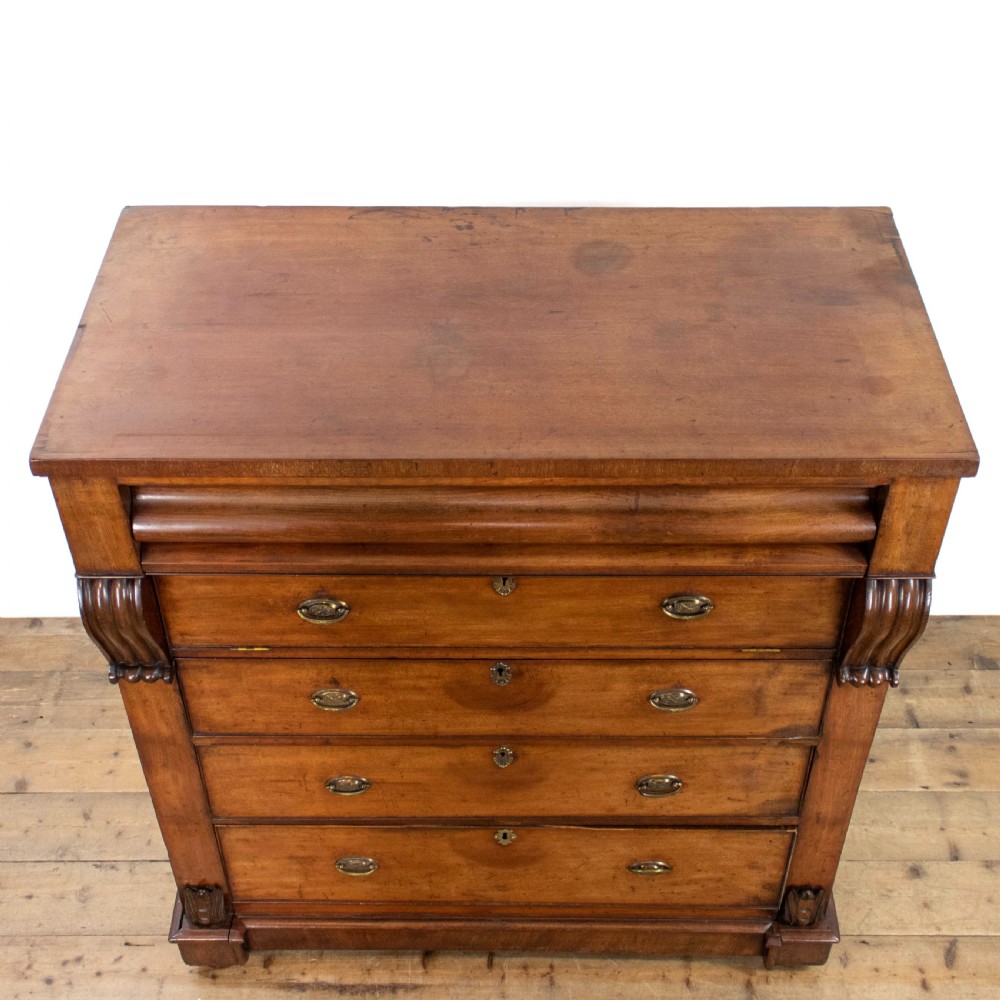 Unusual Victorian Mahogany Chest of Drawers View VIII