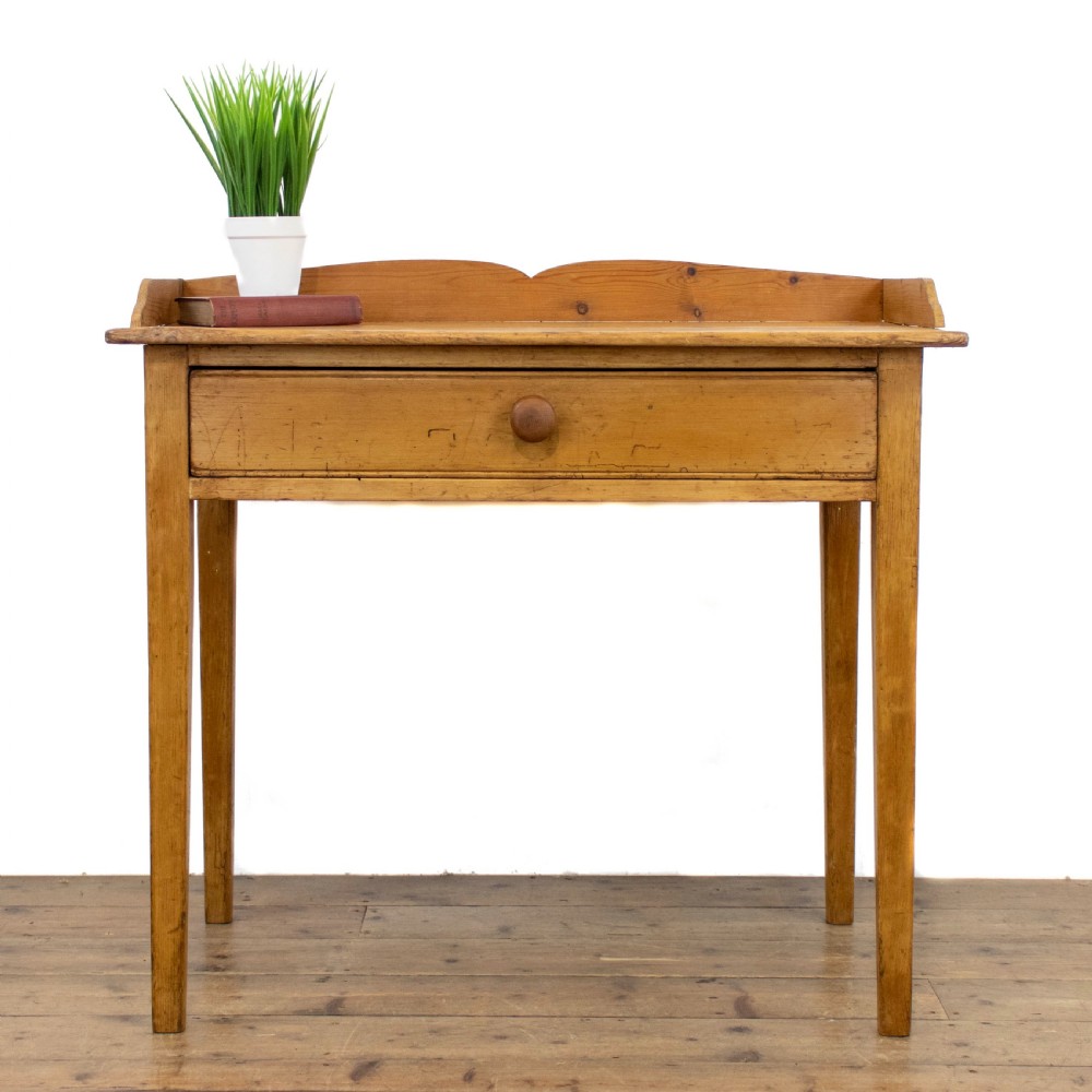 Antique Pine Single Drawer Side Table