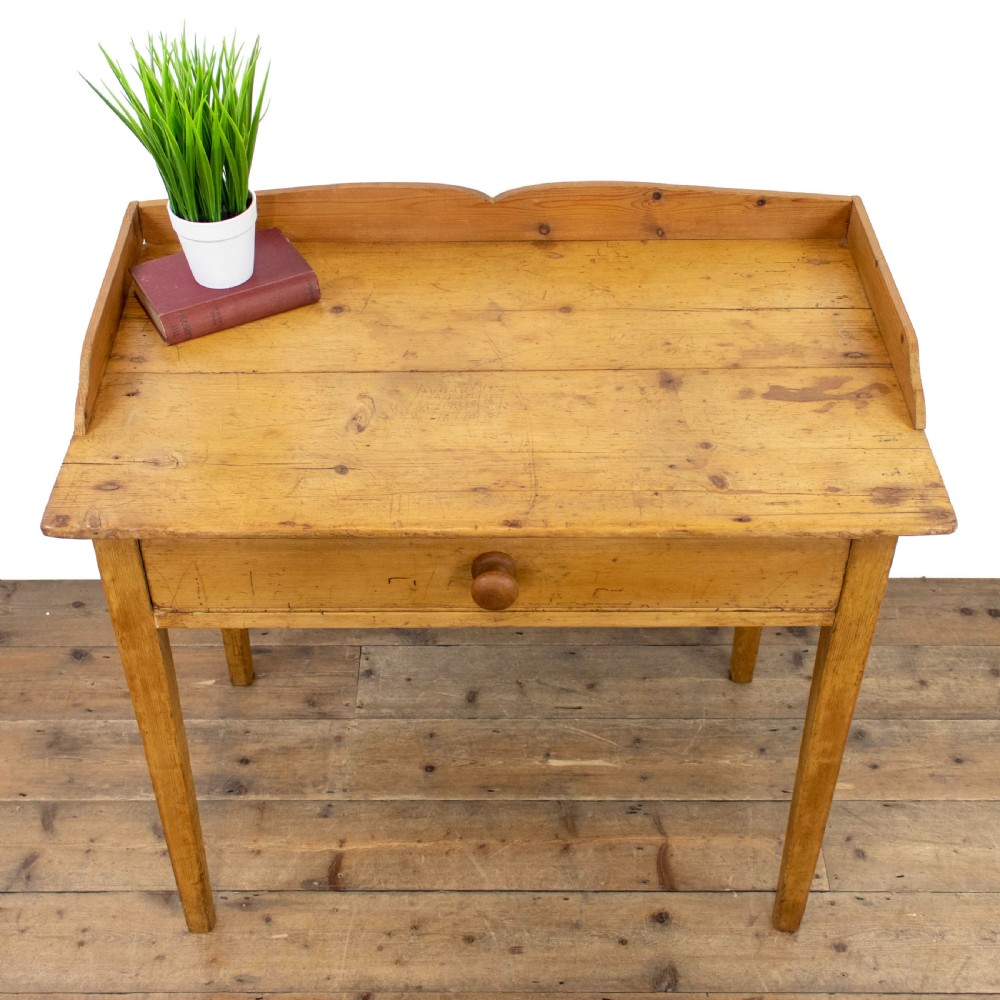 Antique Pine Single Drawer Side Table View II