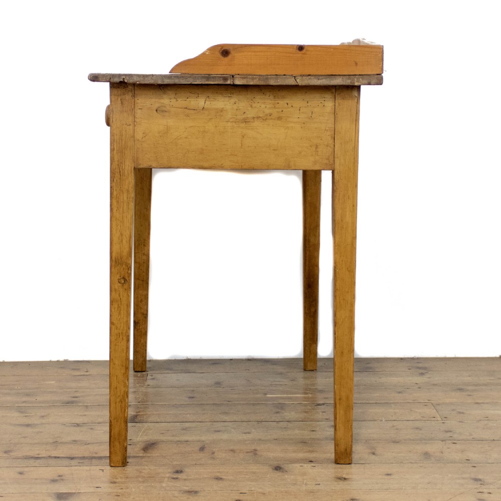 Antique Pine Single Drawer Side Table View VI