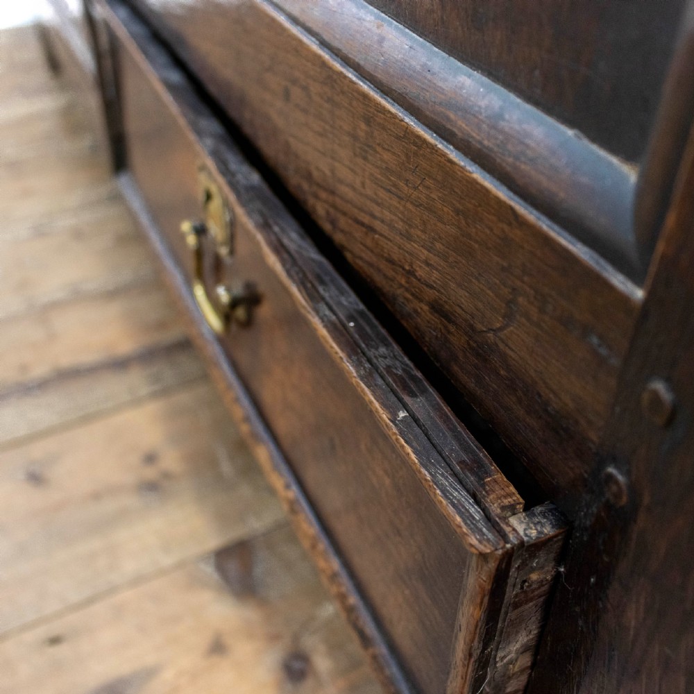 Early 18th Century Oak Mule Chest  View X
