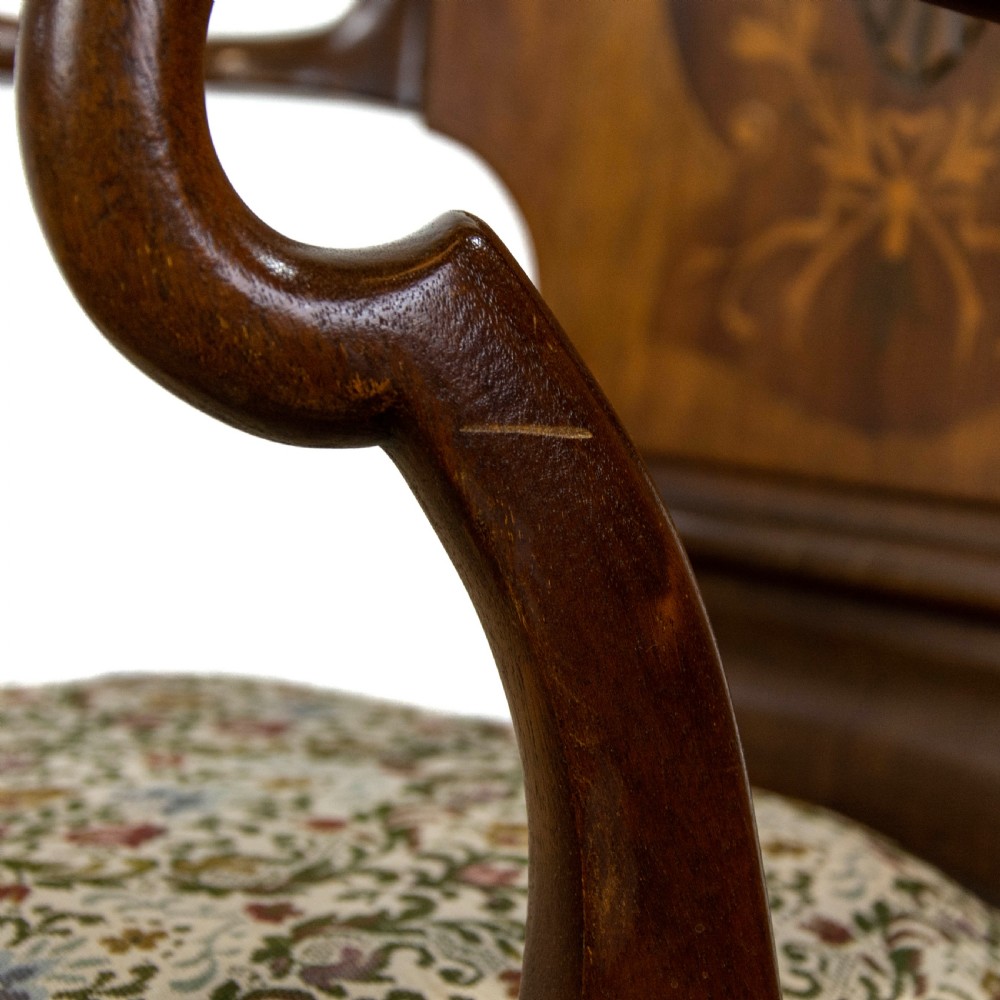 Edwardian Antique Bedroom Chair View IX
