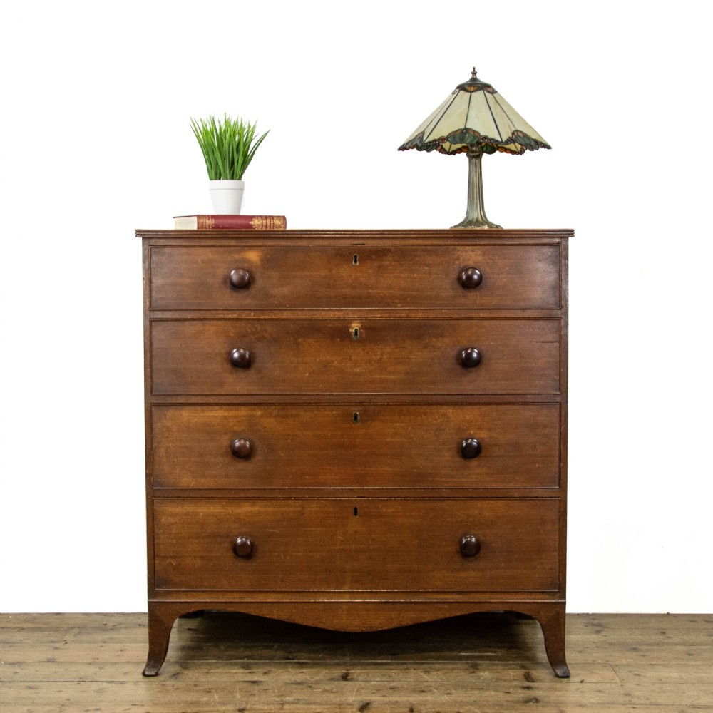 Georgian Antique Mahogany Chest of Drawers