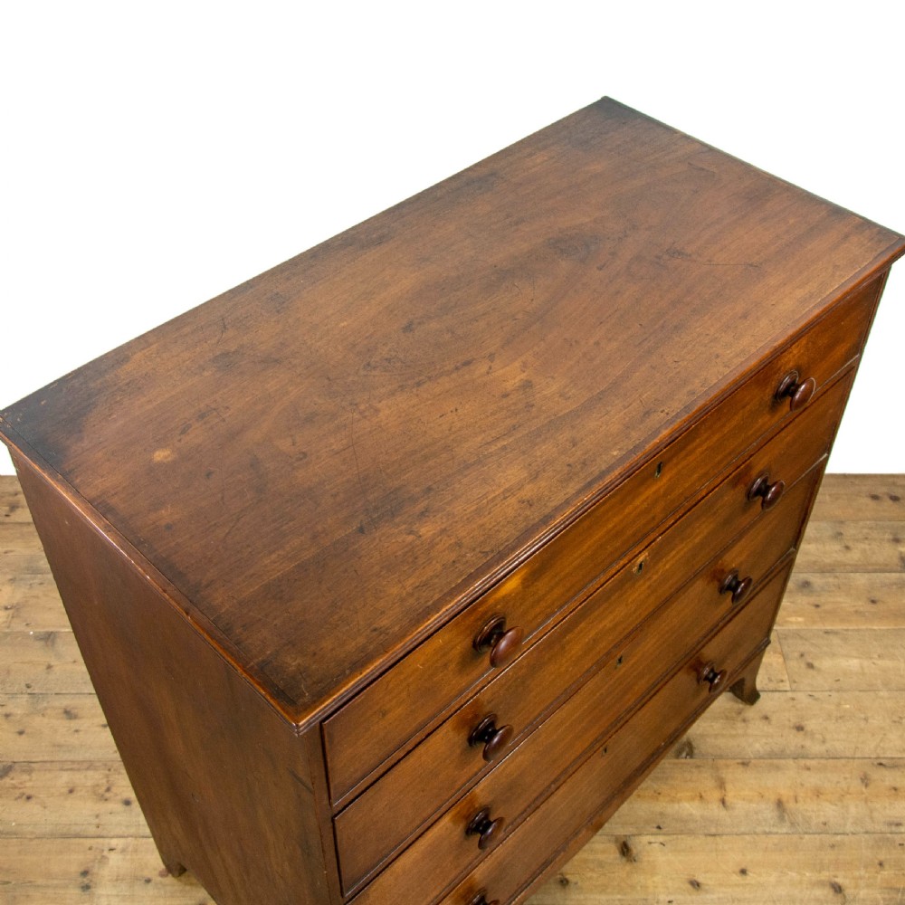 Georgian Antique Mahogany Chest of Drawers View VII