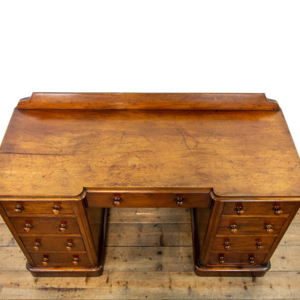 Antique Victorian Mahogany Desk View IV