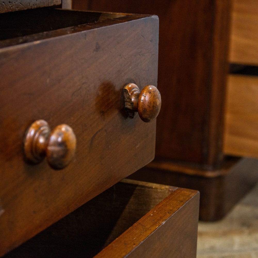 Antique Victorian Mahogany Desk View VIII