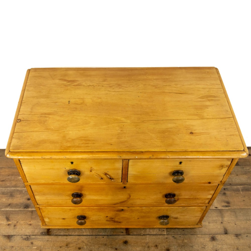 Small Antique Pine Chest of Drawers  View III