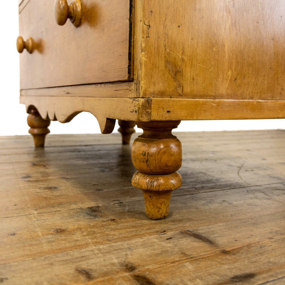Antique Victorian Pine Chest of Drawers View IX