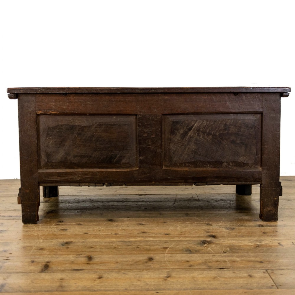 Unusual 17th Century Antique Oak Coffer  View VIII