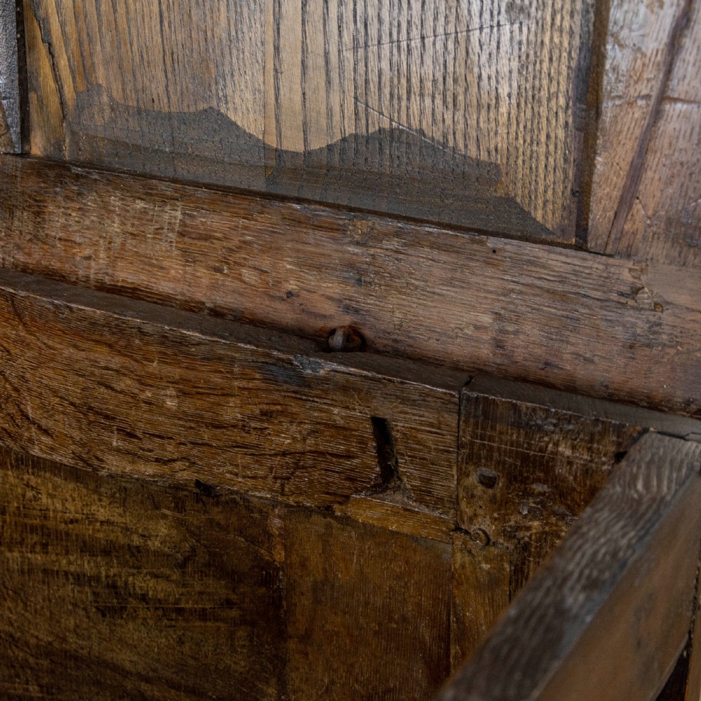 Early 18th Century Carved Oak Coffer View VIII