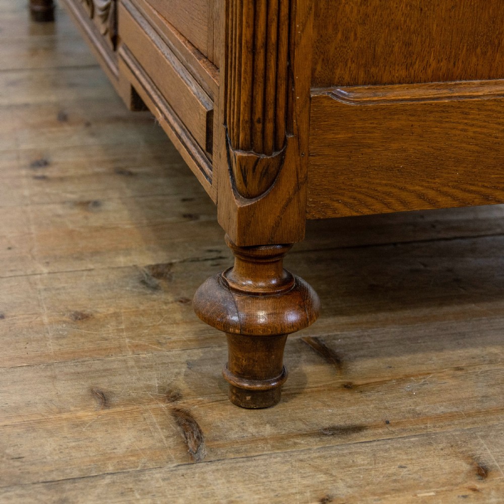 Antique French Washstand Cupboard with Marble Top View X