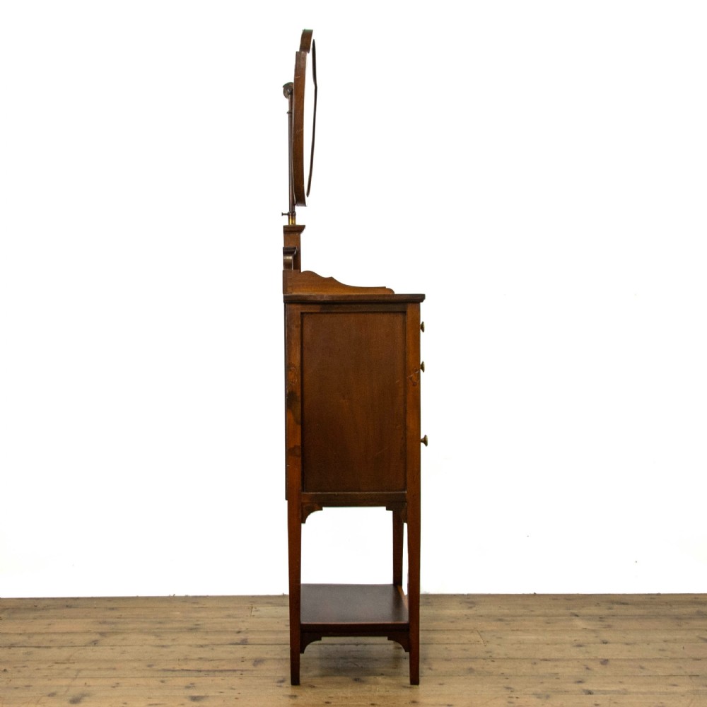 Antique Inlaid Mahogany Gentleman’s Shaving Stand  View IX