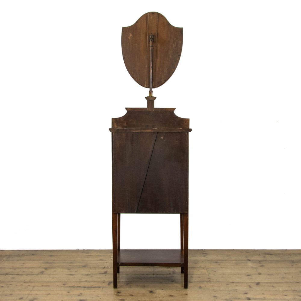 Antique Inlaid Mahogany Gentleman’s Shaving Stand  View XI
