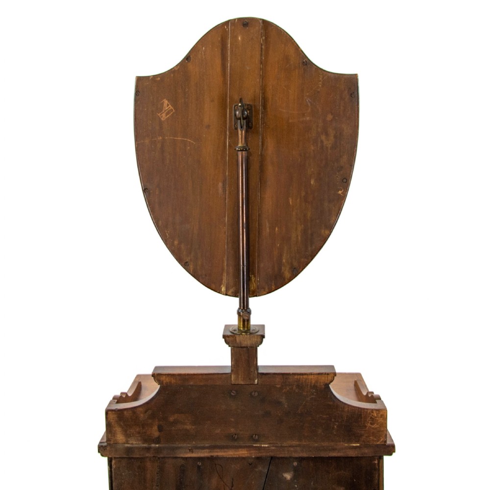 Antique Inlaid Mahogany Gentleman’s Shaving Stand  View XII