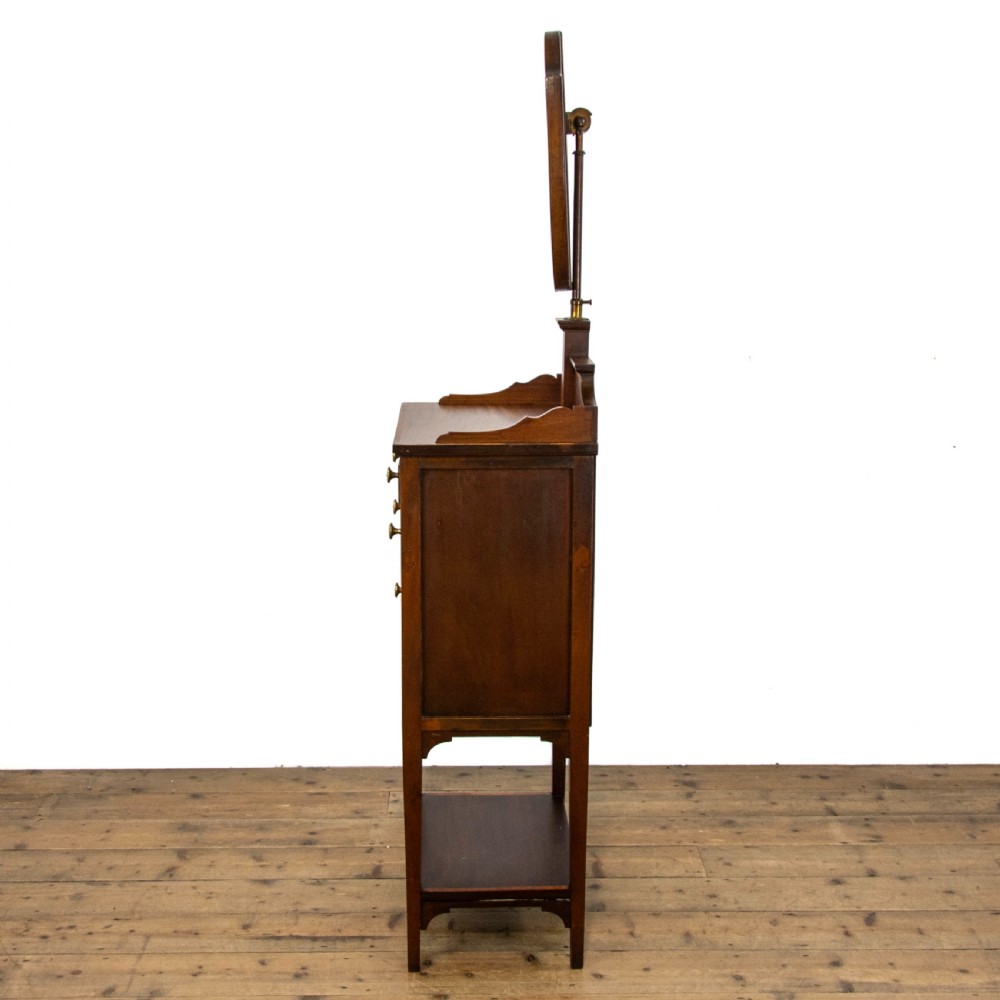 Antique Inlaid Mahogany Gentleman’s Shaving Stand  View XIII