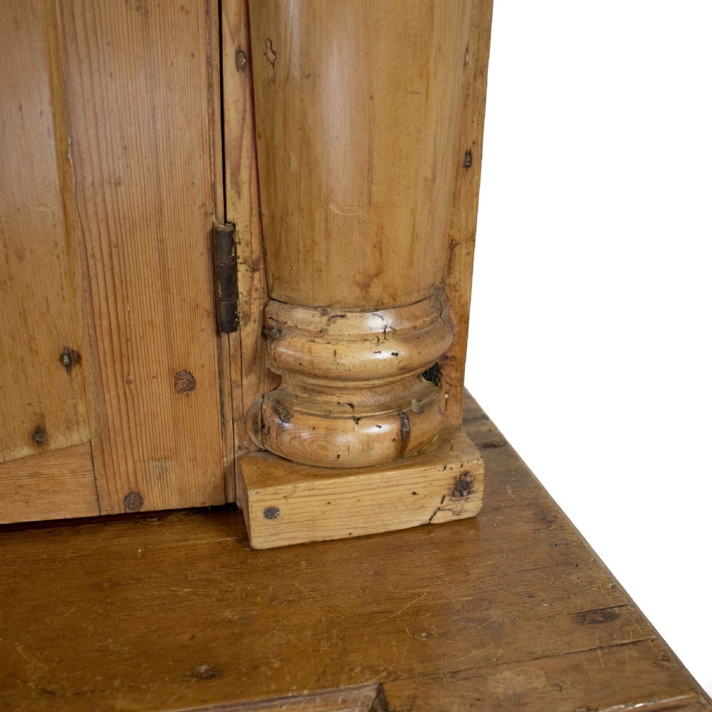 Large Victorian Antique French Pine Housekeeper’s Cupboard View III