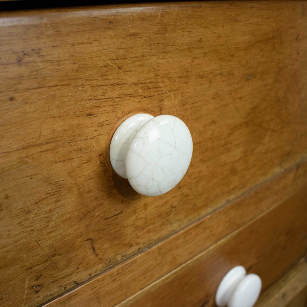 Large Victorian Antique French Pine Housekeeper’s Cupboard View V