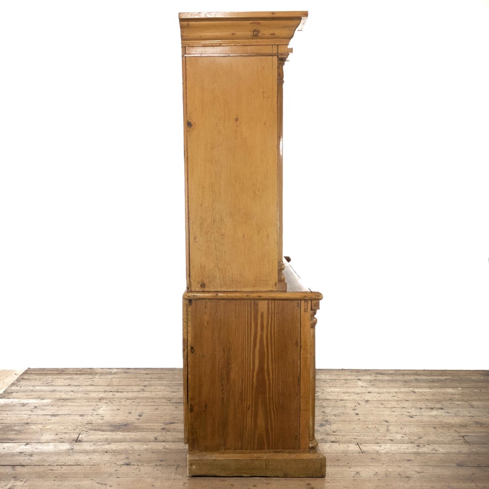Large Victorian Antique French Pine Housekeeper’s Cupboard View VII