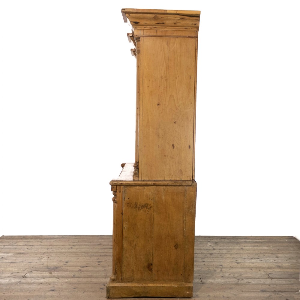 Large Victorian Antique French Pine Housekeeper’s Cupboard View X