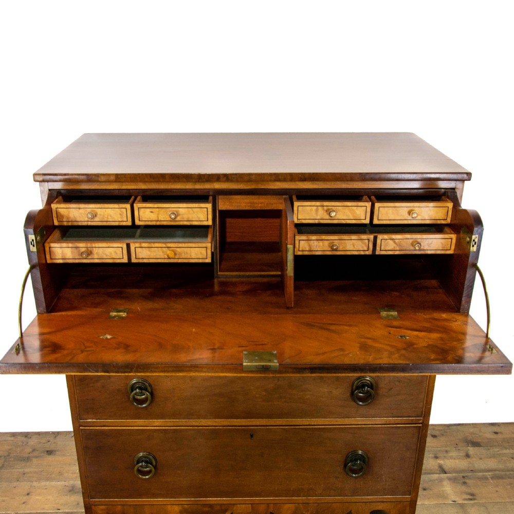 Large Victorian Secretaire Chest View IV