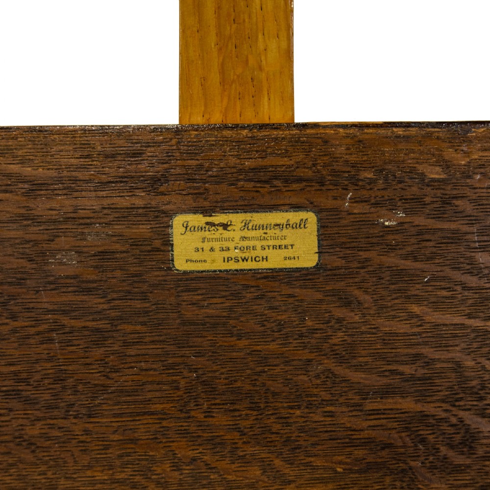 Antique Arts & Crafts Oak Hall Stand  View IV
