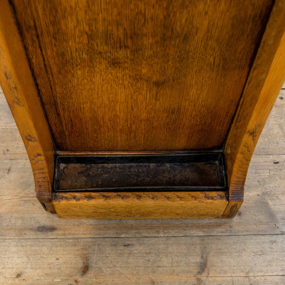 Antique Arts & Crafts Oak Hall Stand  View VIII