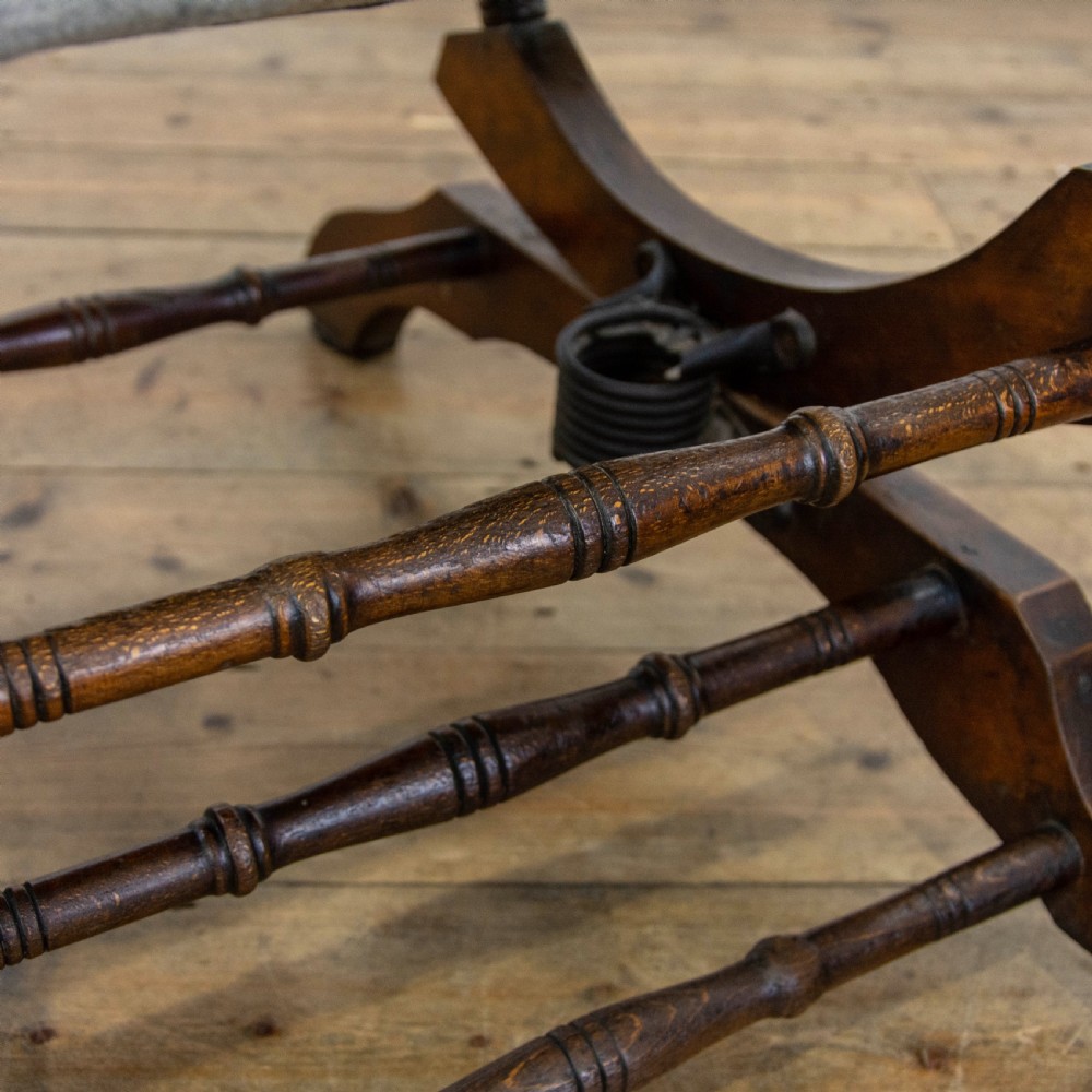 Antique American Rocker Rocking Chair View IX