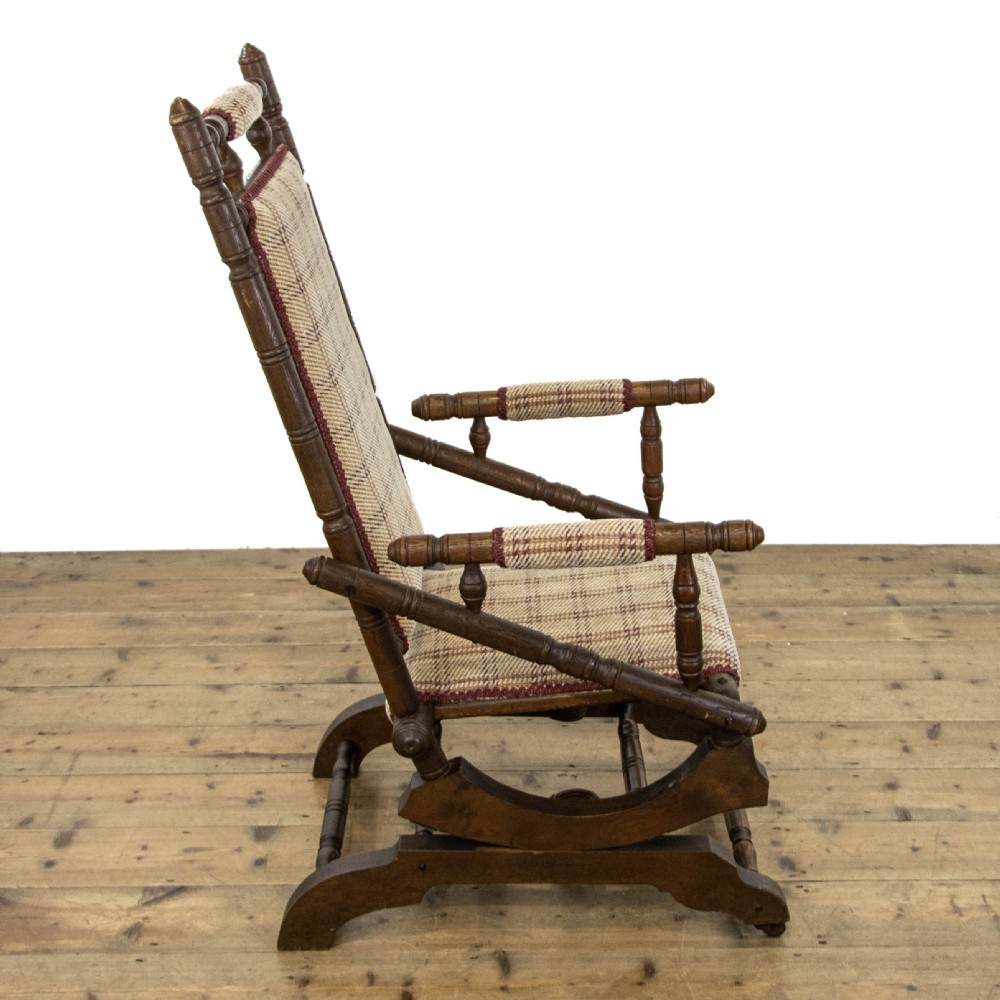 Early 20th Century Antique American Rocking Chair View VII