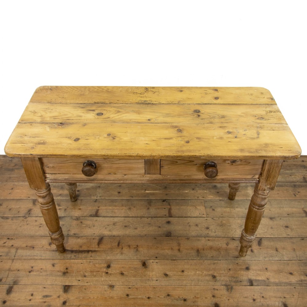 Rustic Antique Pine Farmhouse Table View III
