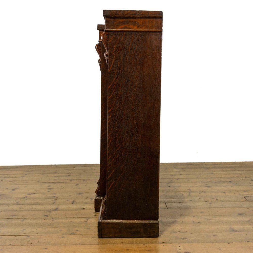 Antique Oak Free Standing Bookcase  View IX