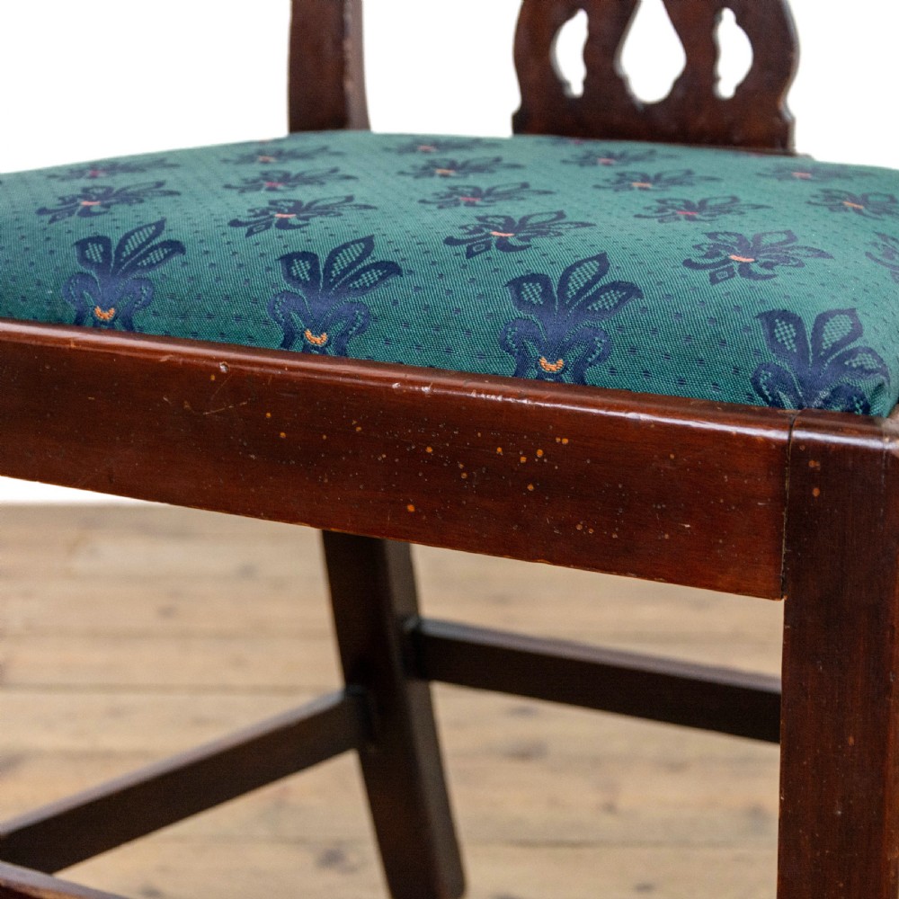 Set of Five Georgian Mahogany Dining Chairs View VI