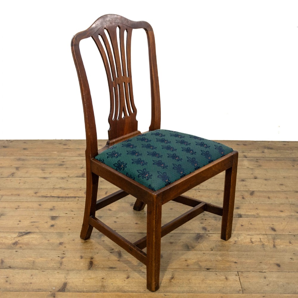 Set of Five Georgian Mahogany Dining Chairs View IX