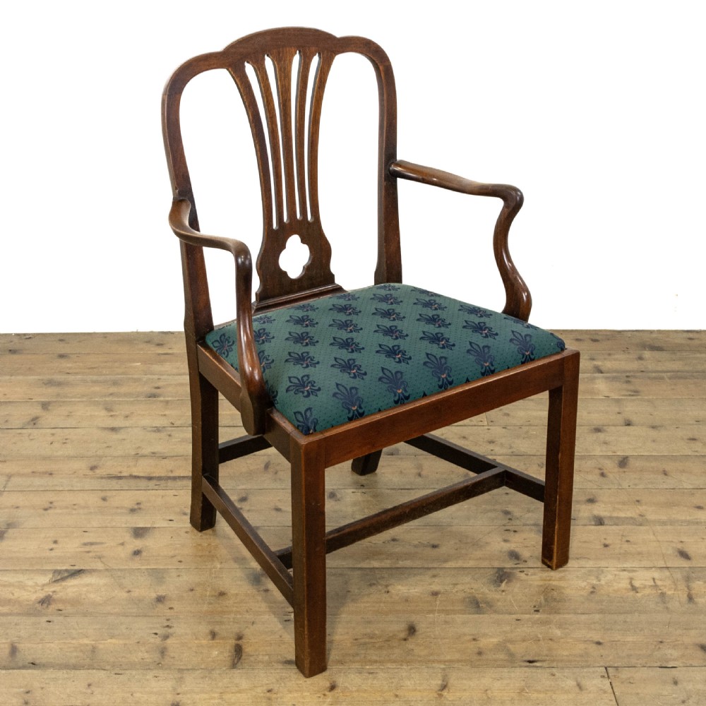 Set of Five Georgian Mahogany Dining Chairs View XI