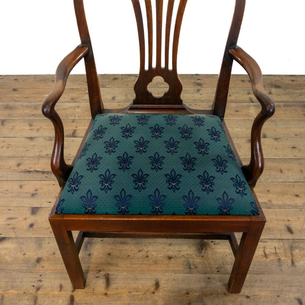 Set of Five Georgian Mahogany Dining Chairs View XII