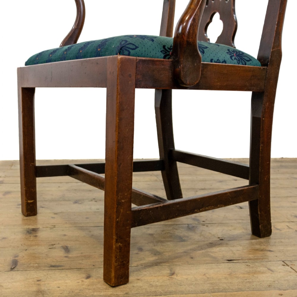 Set of Five Georgian Mahogany Dining Chairs View XV