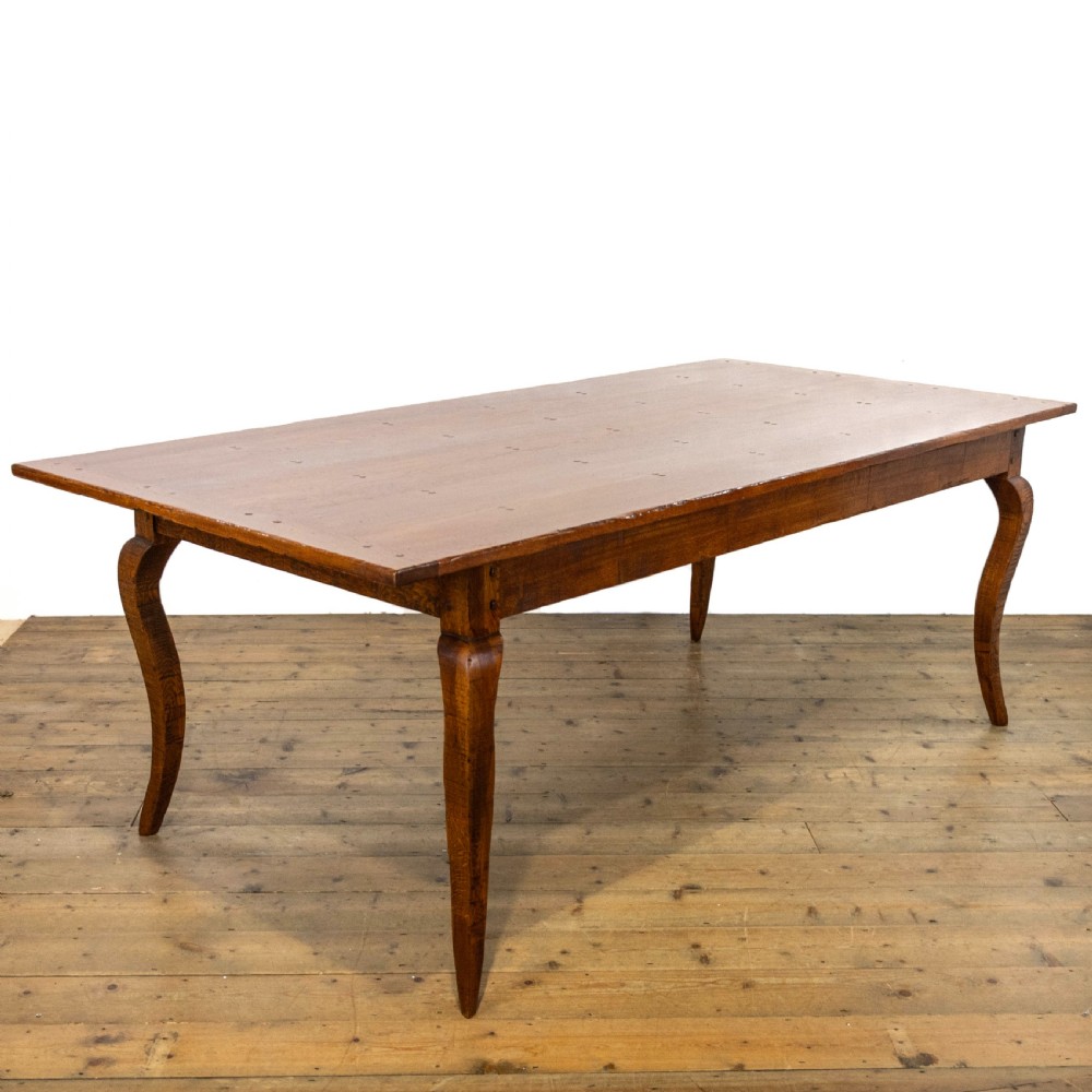 Large Early 20th Century Antique Oak Dining Table 