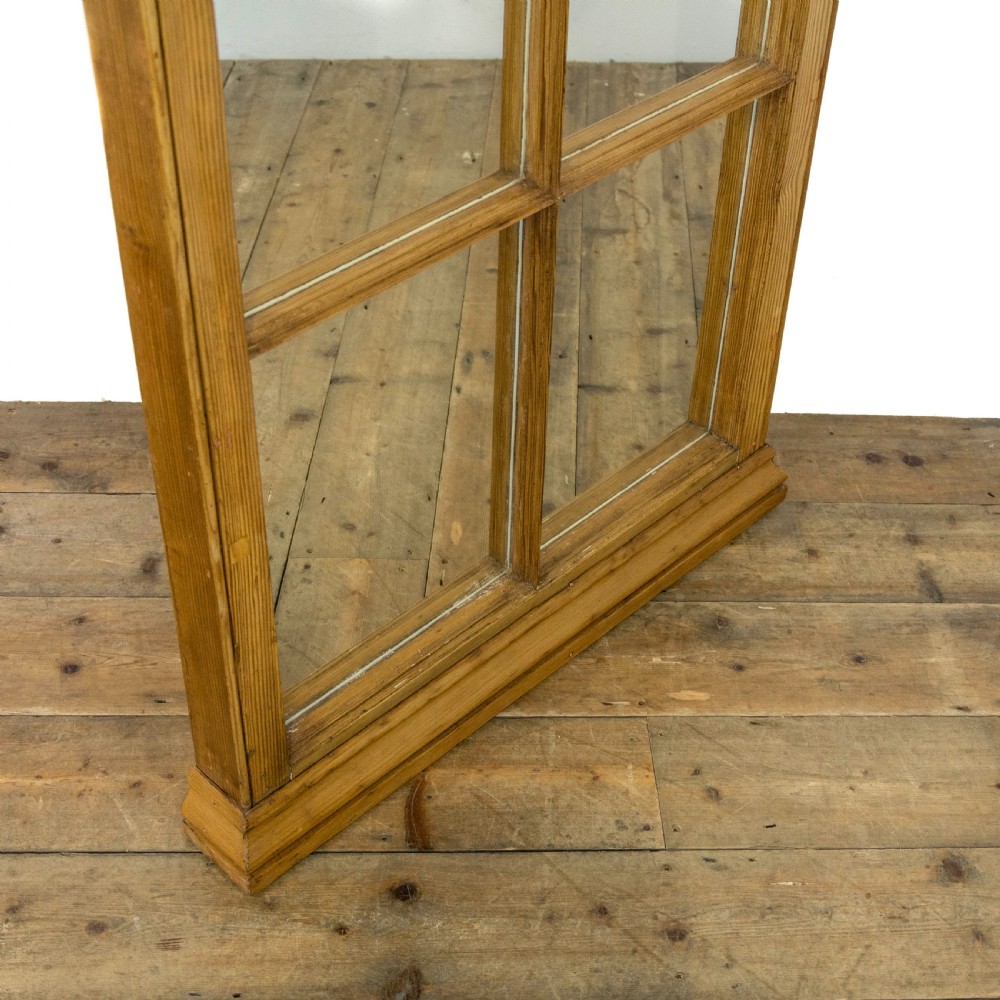 Pair of Decorative Pine Architectural Mirrors  View IV