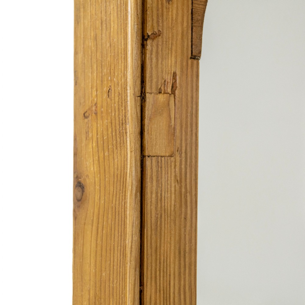 Pair of Decorative Pine Architectural Mirrors  View V