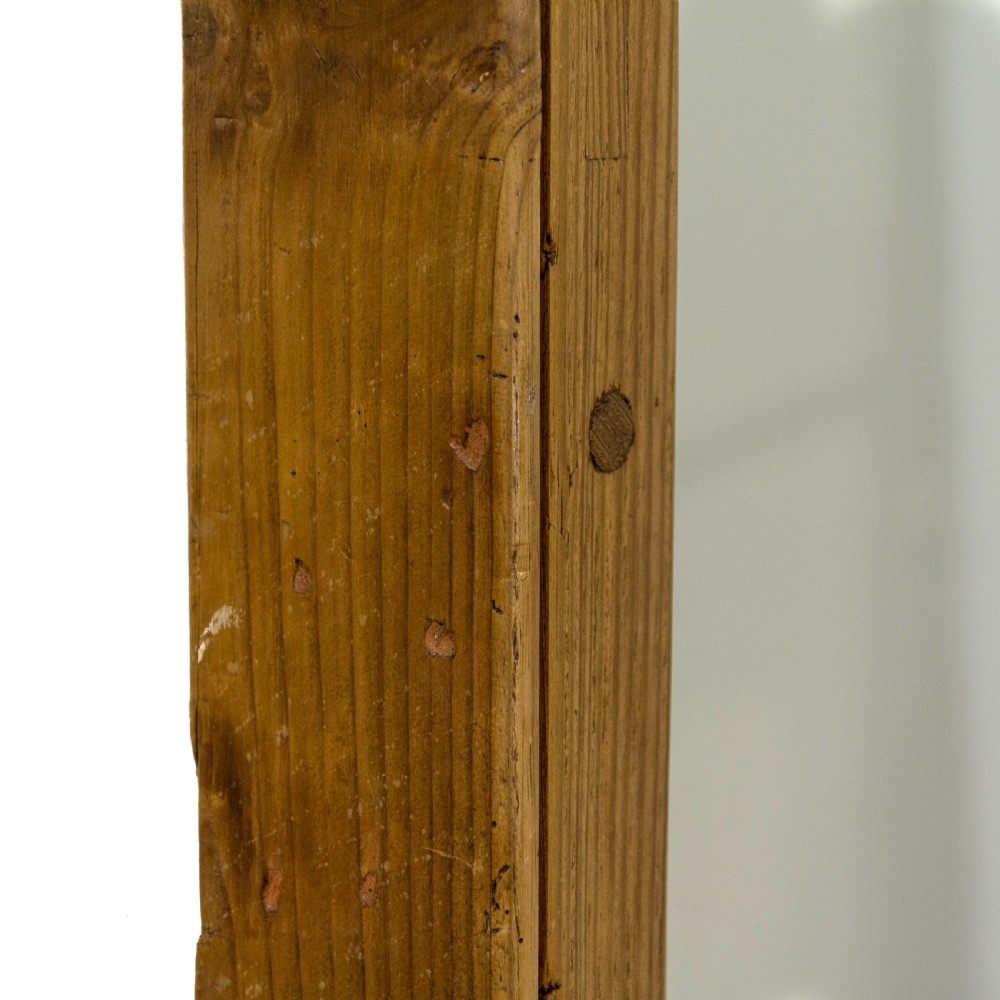 Pair of Decorative Pine Architectural Mirrors  View VI