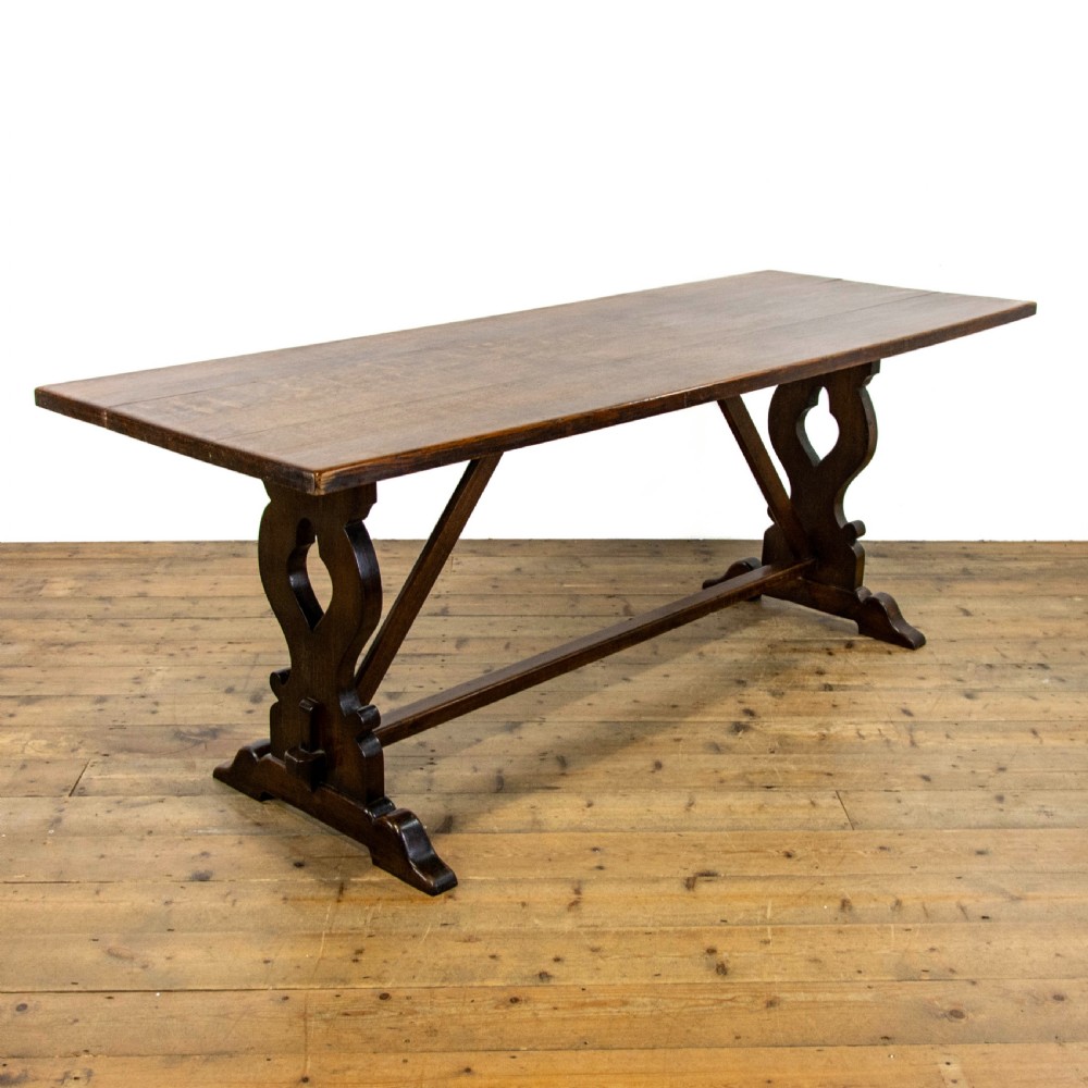 Antique Oak Refectory Dining Table 
