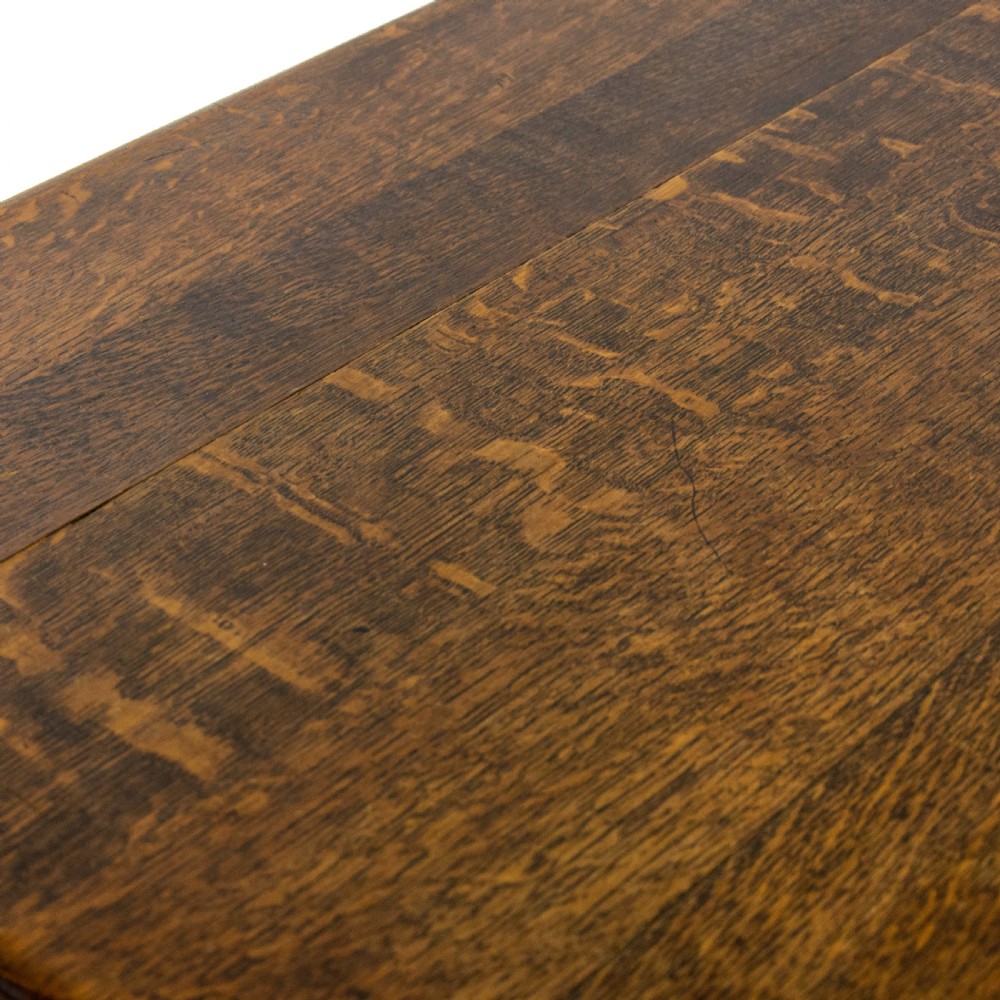Antique Oak Refectory Dining Table  View III