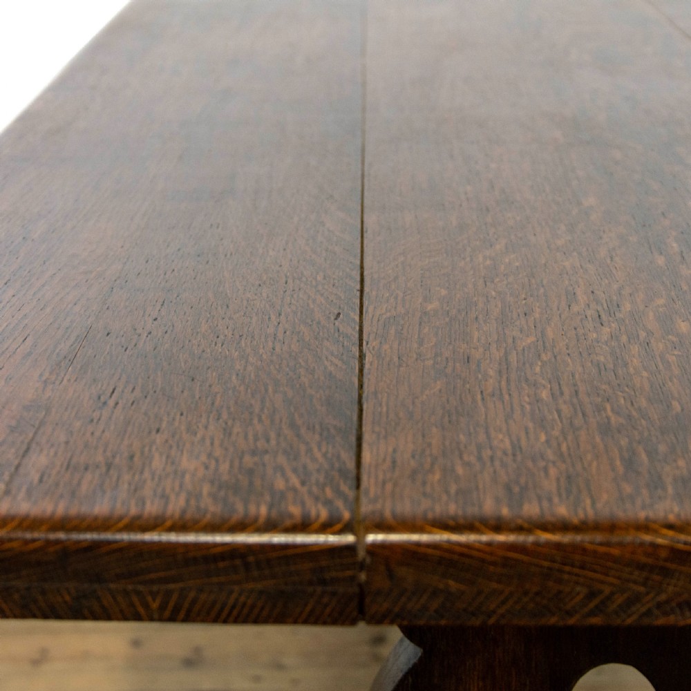Antique Oak Refectory Dining Table  View VII