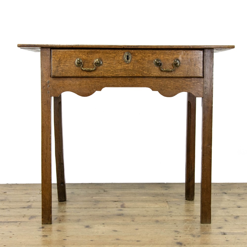 Antique 18th Century Oak Side Table View II