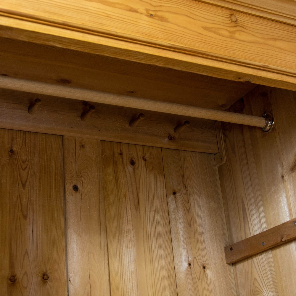 Antique Pine Wardrobe  View III
