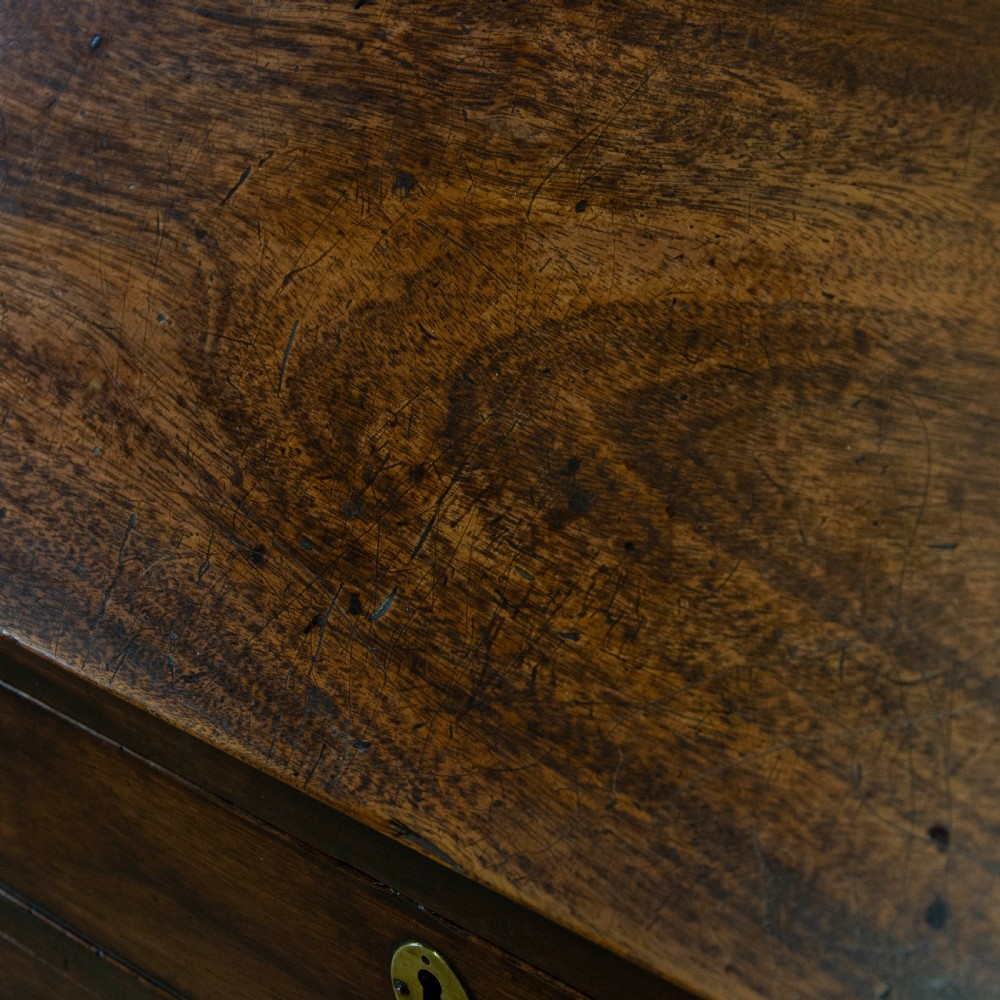 Antique Georgian Mahogany Bureau  View V