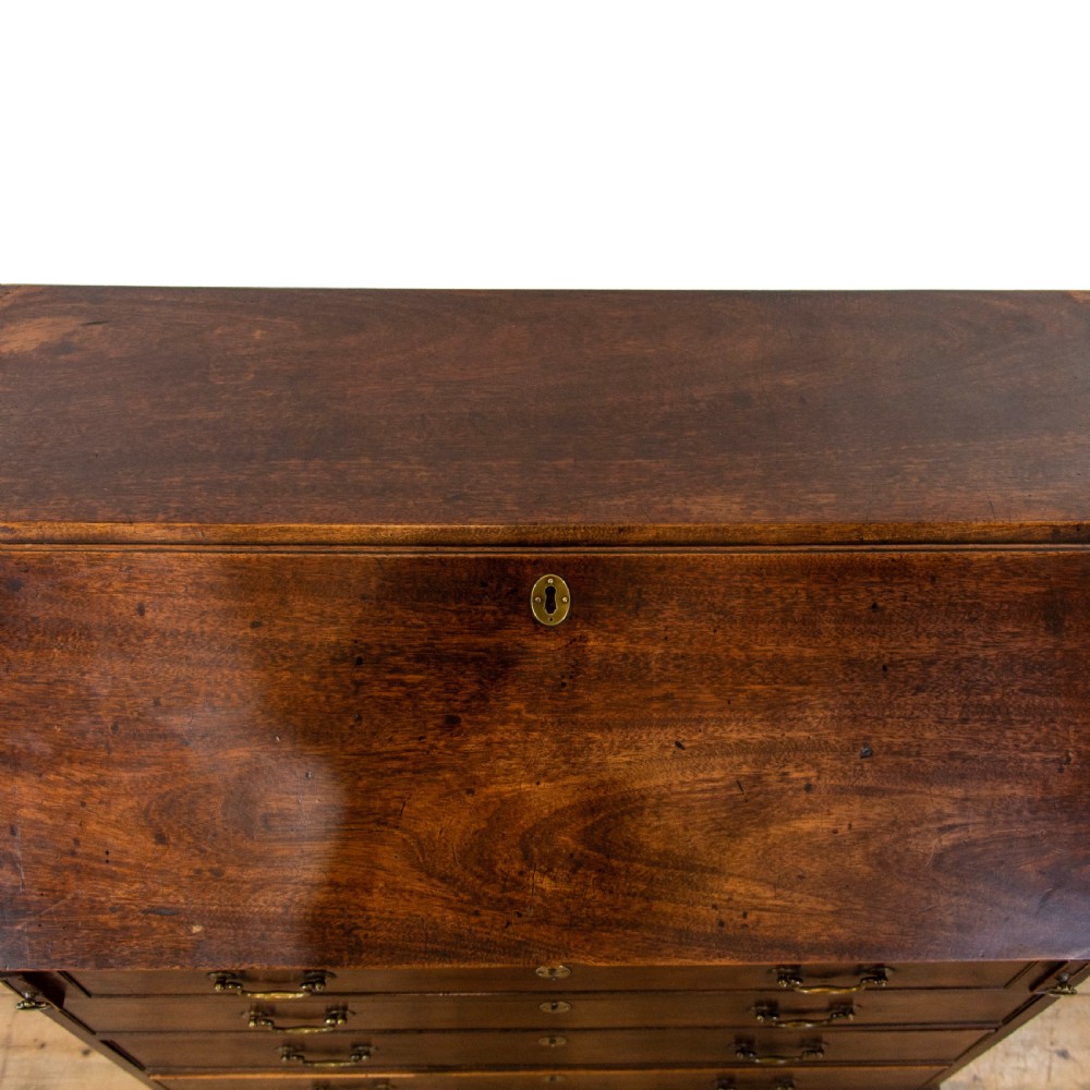 Antique Georgian Mahogany Bureau  View VIII